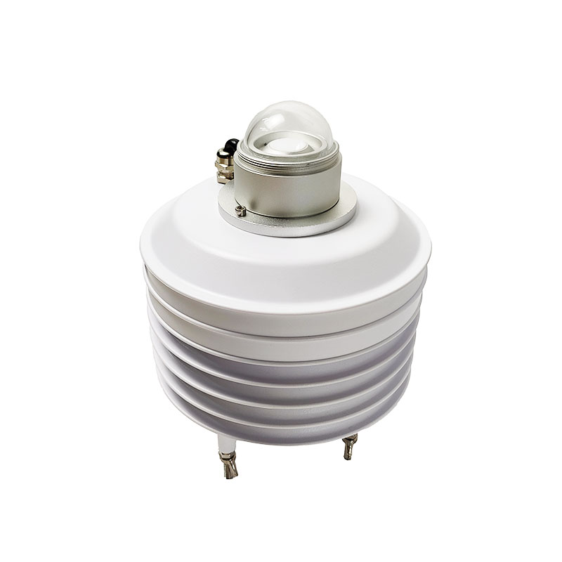 RS485 Modbus Compact Weather Station Resistive Air Temperature Humidity Pressure Radiation Sensor with Solar Radiation Shileds