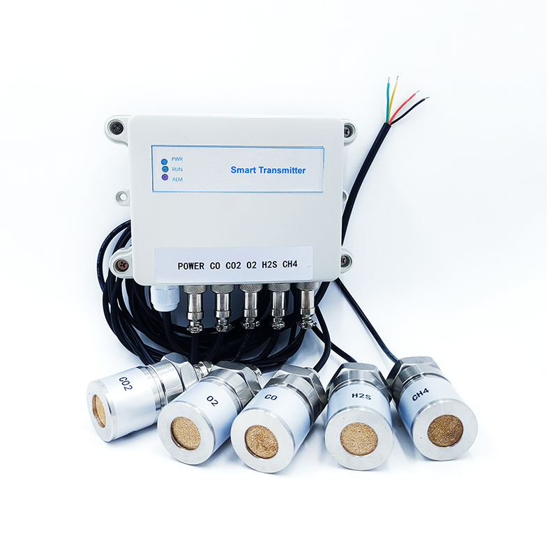 Industrial Smart O2 CO CO2 CH4 H2S Air Quality Monitoring Sensor