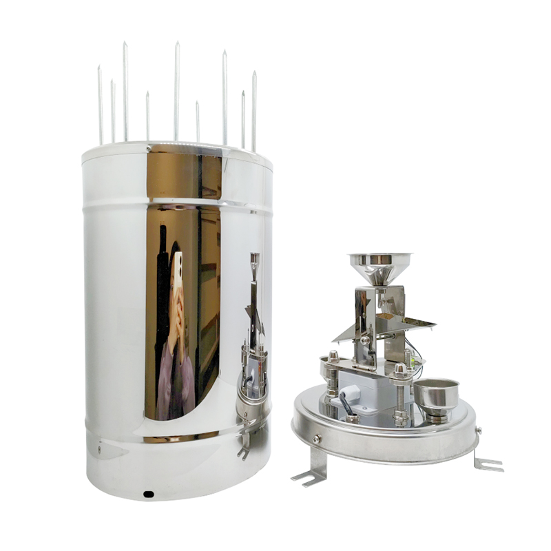 Pulse Or RS485 Output Stainless Steel Tipping Bucket Rain Gauge