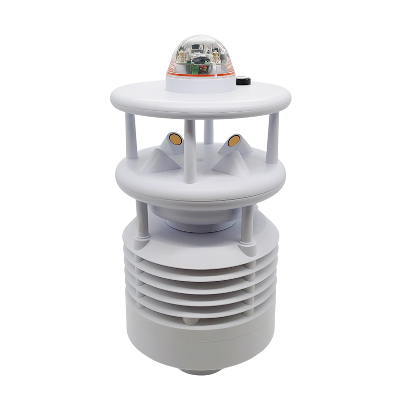 9 In 1Wind Speed Direction Air Temperature Humidity Pressure Pm2.5 Pm10 Rainfall Total Radiation Compact Weather Station