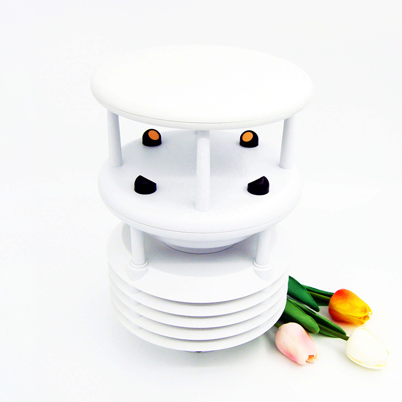 5 In 1 Ultrasonic Wind Speed Wind Direction Air Temperature Humidity Pressure Outdoor Compact Weather Station