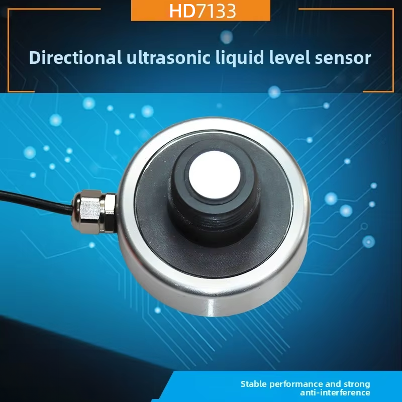 Ultrasonic Liquid Level Sensor 485 Probe for Trash Overflow & River Depth Measurement Water Tank Height Transmitter