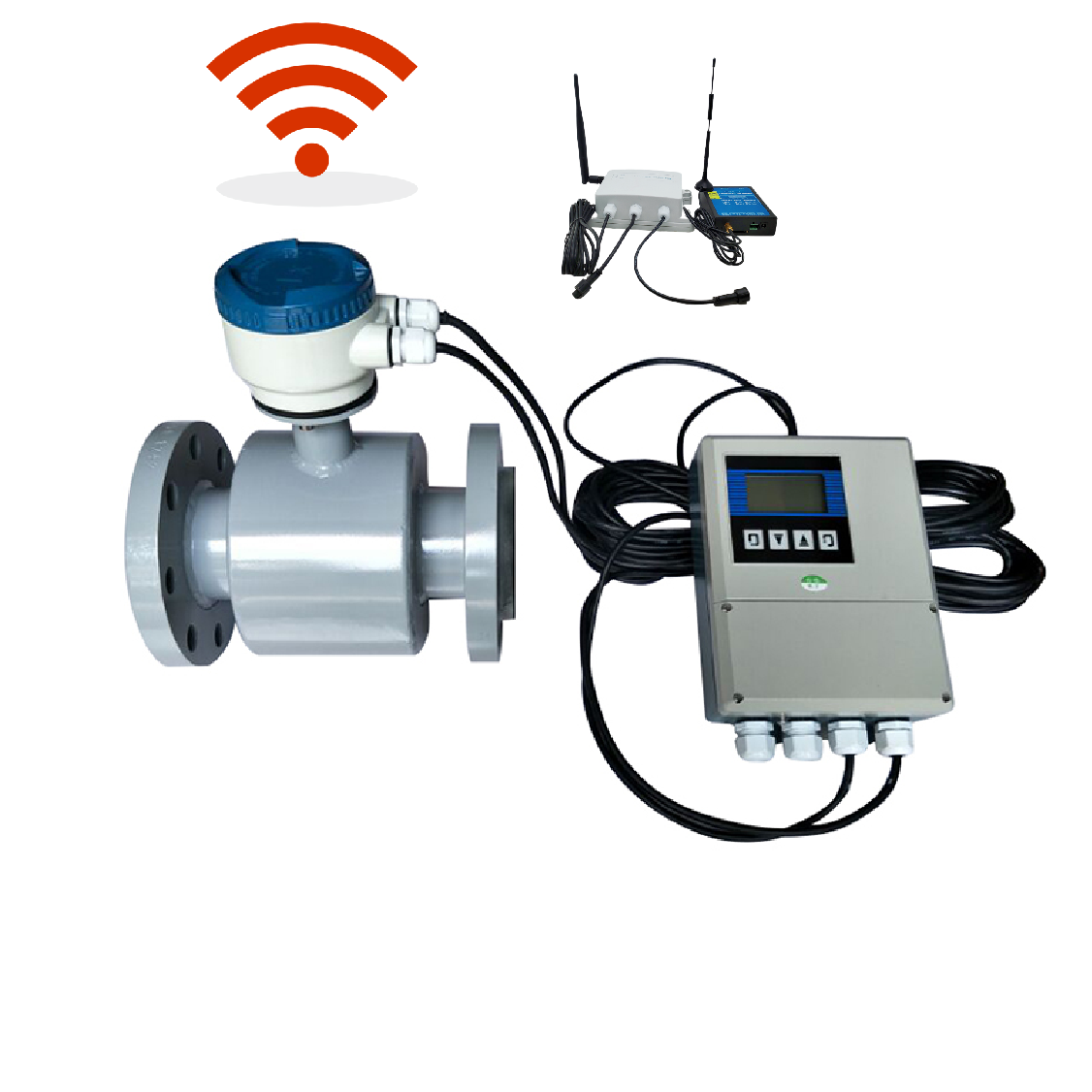 SPLIT TYPE ECONOMICAL RS485 4-20MA  OBM OEM ELECTROMAGNETIC FLOW METER