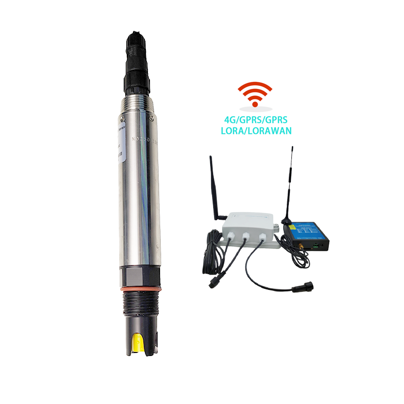 LORA LORAWAN Online Nitrate Nitrogen Sensor for Agriculture Water Quality Monitoring Nitrate Ion Electrode Sensor